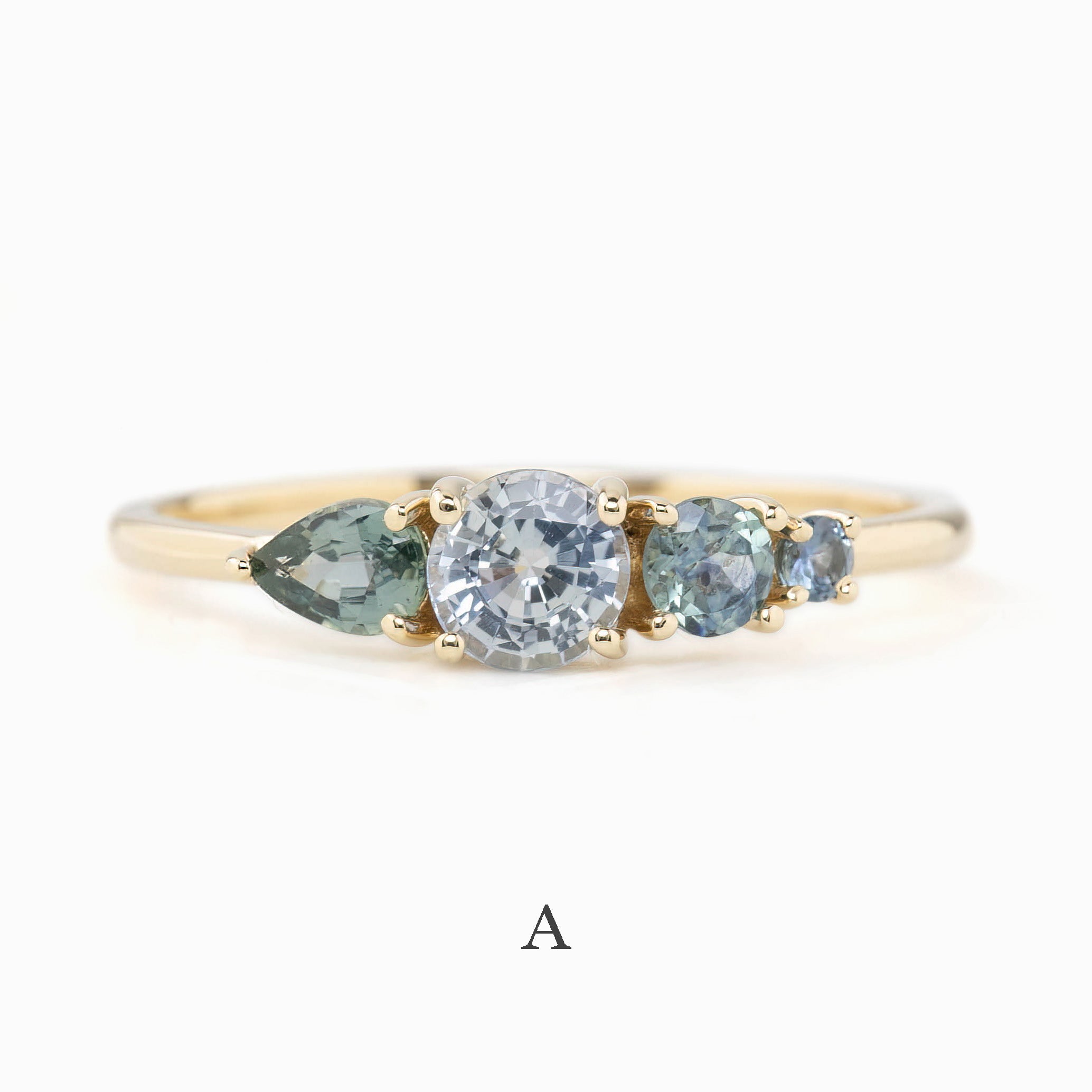 Droplets Sapphire Ring