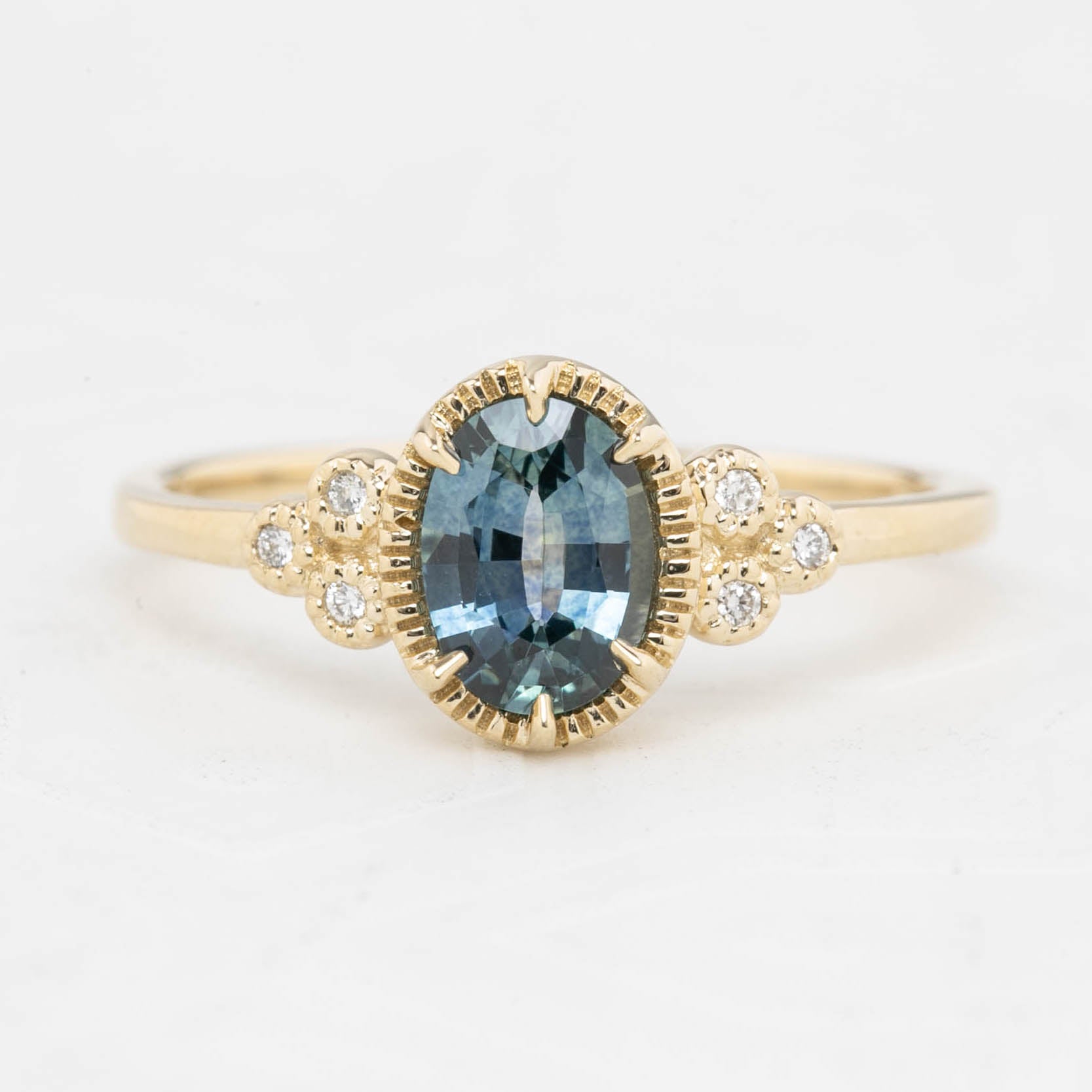 Celine Ring 7x5mm Blue Montana Sapphire Ring (One of a kind)