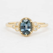Celine Ring 7x5mm Blue Montana Sapphire Ring (One of a kind)