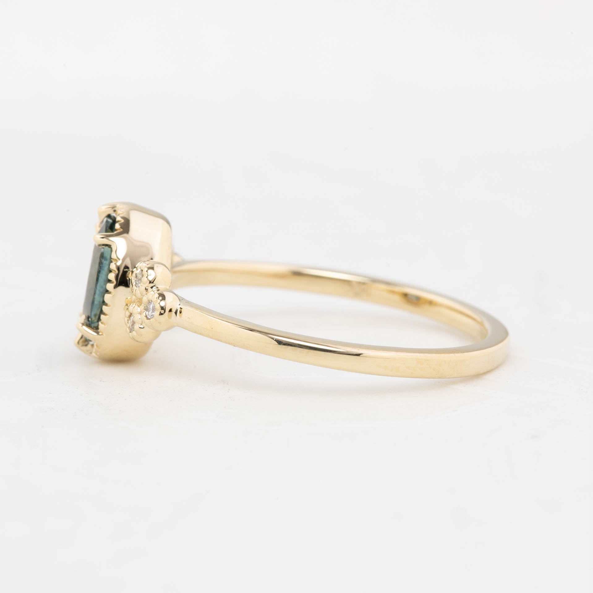Celine Ring 7x5mm Blue Montana Sapphire Ring (One of a kind)
