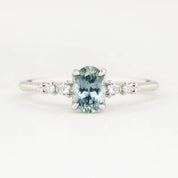 Estel Fleur Ring, 0.90ct Montana Sapphire
