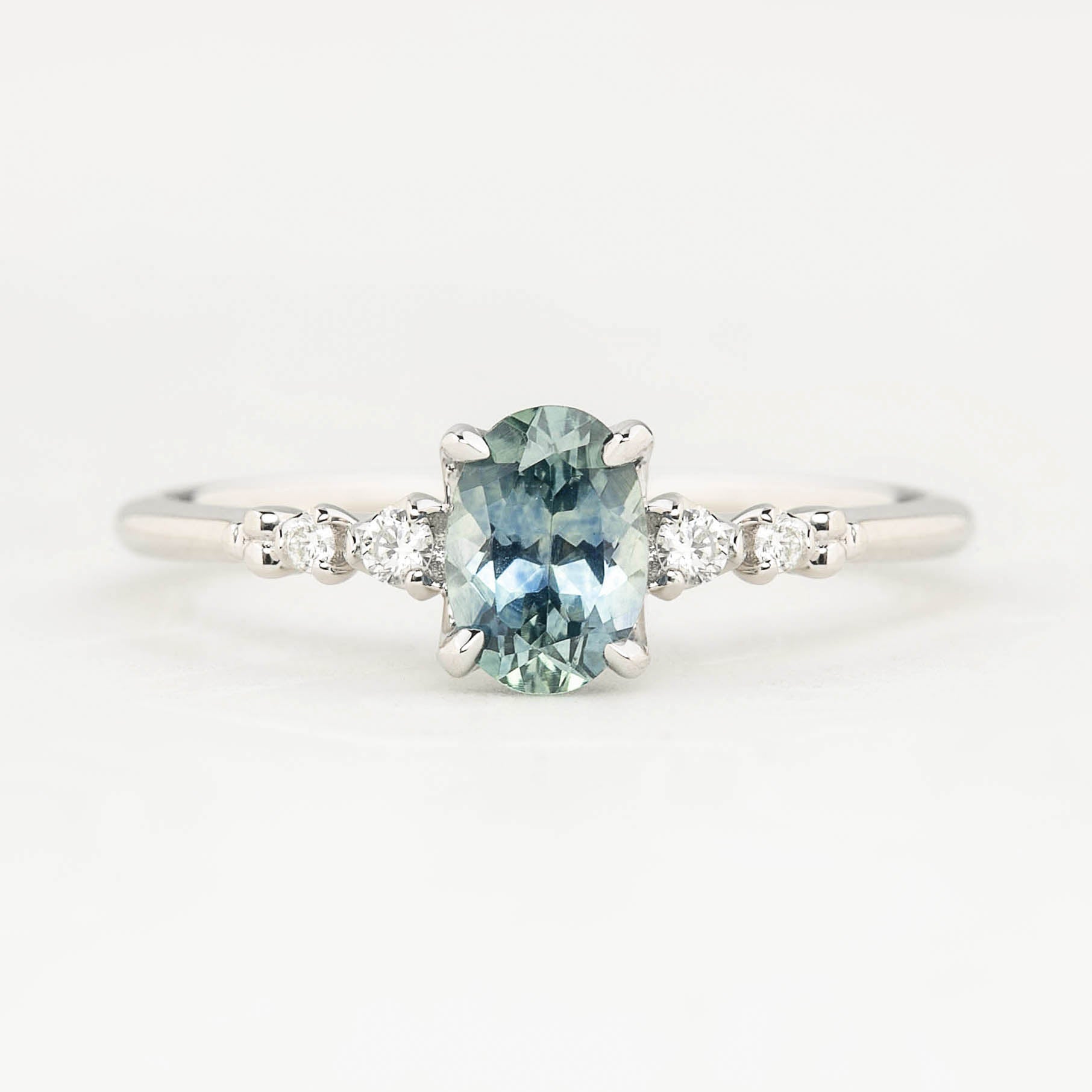 Estel Fleur Ring, 0.90ct Montana Sapphire