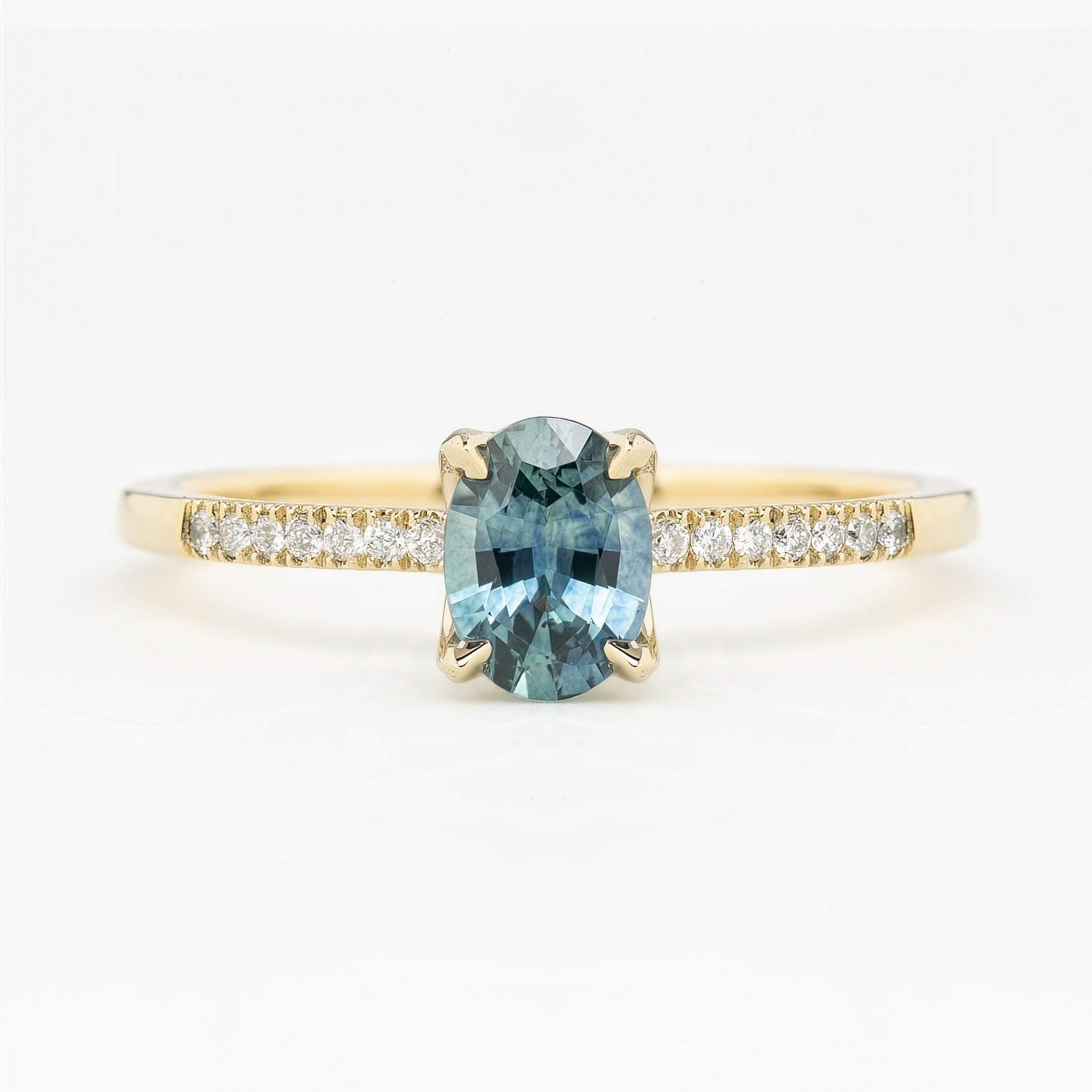 Maria Ring, 0.82ct Montana Sapphire