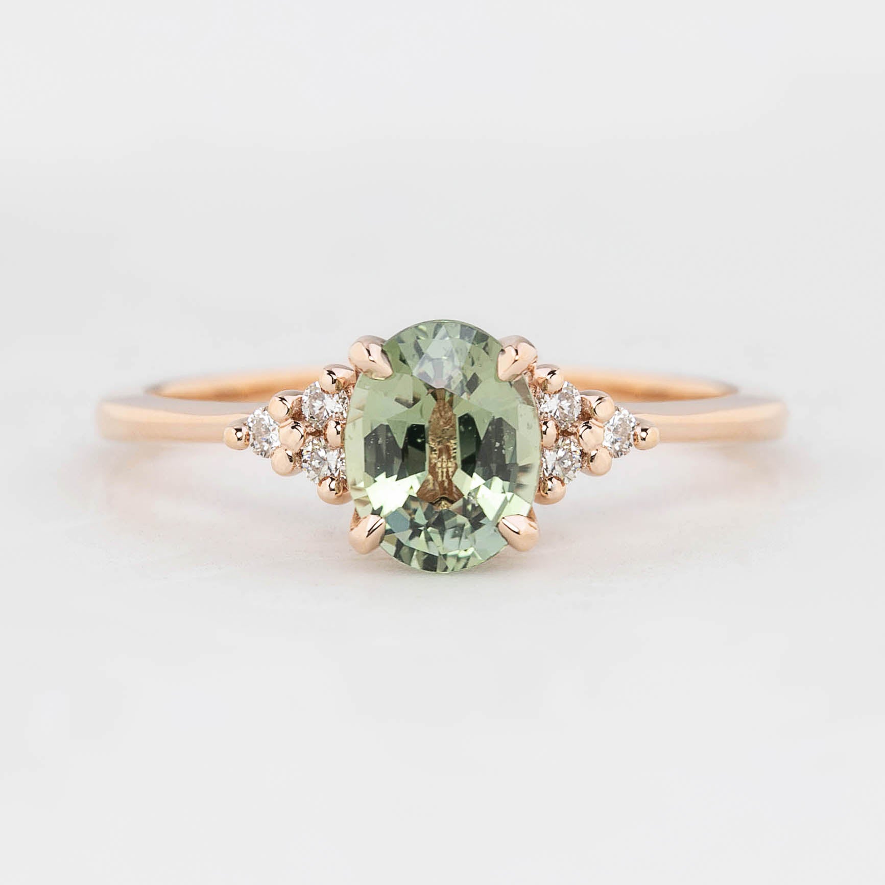テレサリング　ブルーサファイア　1.03ct　14Kイエローゴールド