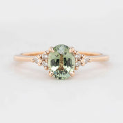 テレサリング　ブルーサファイア　1.03ct　14Kイエローゴールド