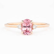 【即日配送】エミリーリング・0.98ct・ピンクスピネル・K14RG