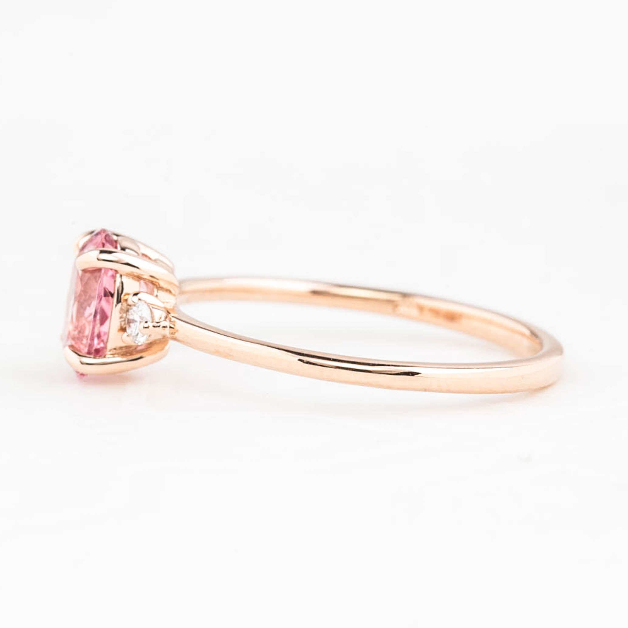 【即日配送】エミリーリング・0.98ct・ピンクスピネル・K14RG