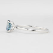 【即日配送】サラリング ・1.06ct・加熱モンタナ産ブルーサファイア・K14WG