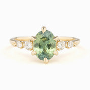 Estel Fleur Ring, 1.75ct Montana Sapphire