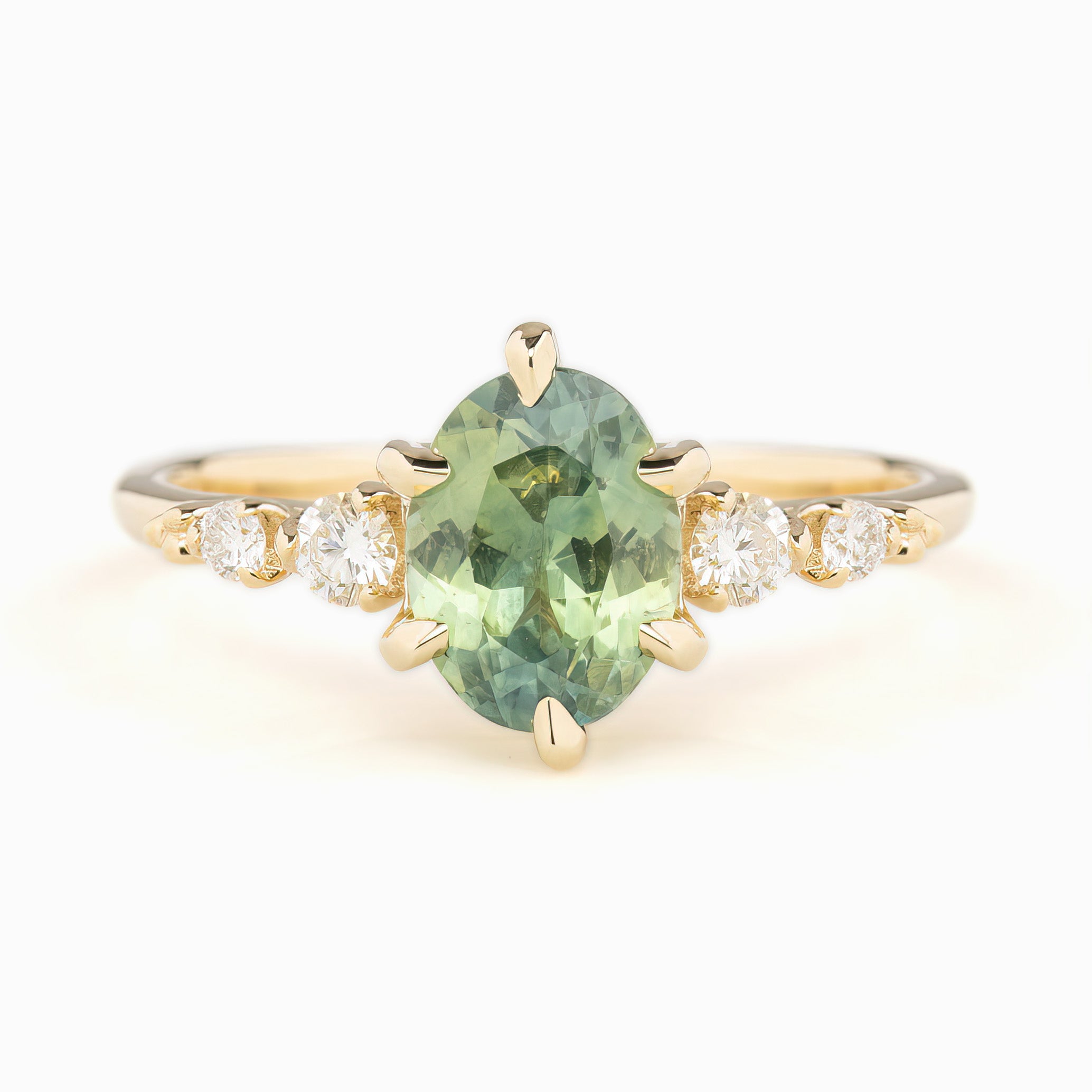 Estel Fleur Ring, 1.75ct Montana Sapphire