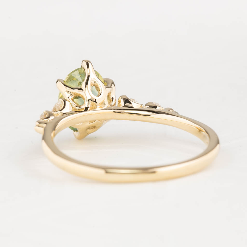 Estel Fleur Ring, 1.75ct Montana Sapphire