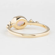 Stella Ring 0.30ct Rainbow Opal, 14K Yellow Gold (One of a kind)