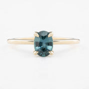 【即日配送】サラリング ・0.82ct・加熱モンタナ産ブルーグリーンサファイア・K14YG
