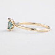【即日配送】サラリング ・0.82ct・加熱モンタナ産ブルーグリーンサファイア・K14YG
