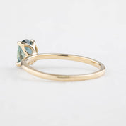 【即日配送】サラリング ・0.82ct・加熱モンタナ産ブルーグリーンサファイア・K14YG