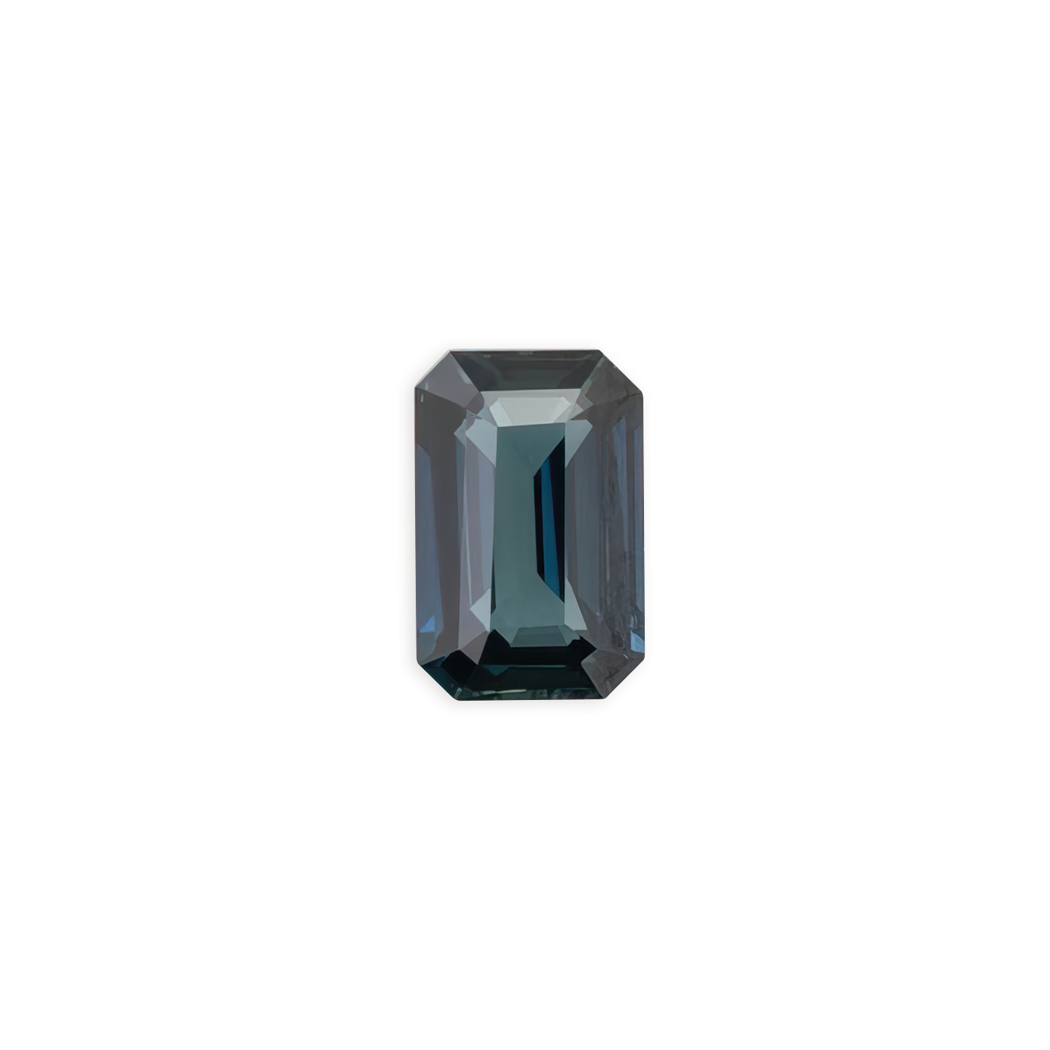 1.72ct エメラルドカット ディープティールブルーサファイア マダガスカル産 SF229