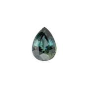 [Reserved for CD] 2.03ct Pear Cut Parti Blue Green Madagascar Sapphire SF225