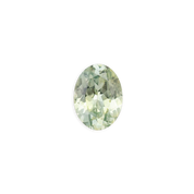 1.60ct Oval Cut Light Green Montana Sapphire SO332