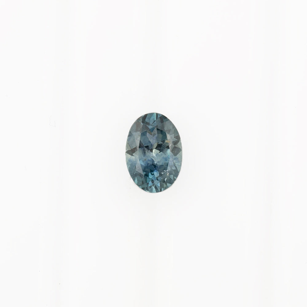0.82ct Oval Cut Blue Green Montana Sapphire