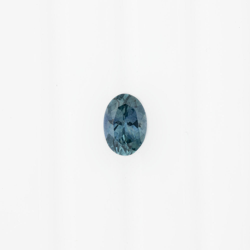 0.92ct オーバルカット ブルーグリーンサファイア モンタナ産 