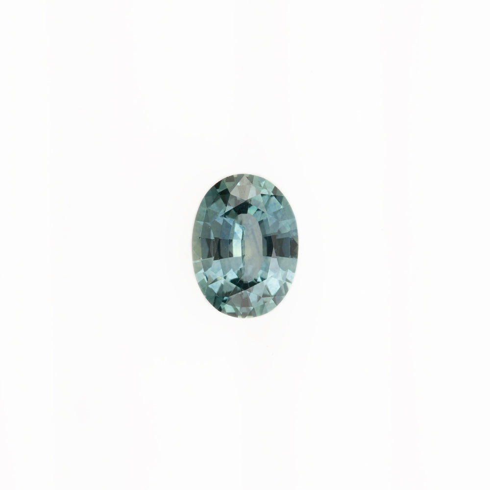 1.12ct Oval Cut Blue Green Montana Sapphire