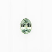 1.16ct Oval Cut Light Blue Green Montana Sapphire