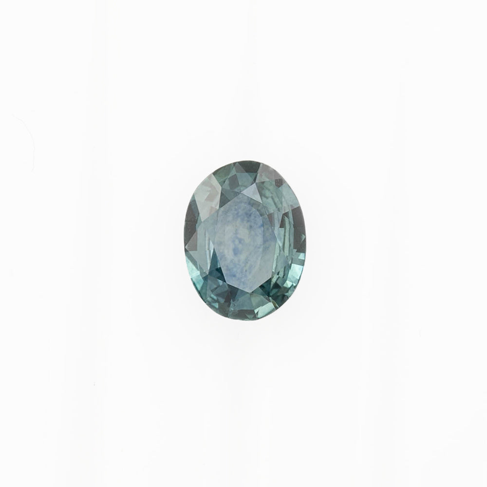 1.09ct Oval Cut Ocean Blue Green Montana Sapphire