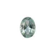1.85ct oval cut light blue green Montana sapphire SO197, authentic and ethically sourced gem from Montana USA