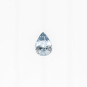 0.63ct Pear Cut Light Blue Montana Sapphire