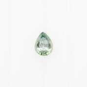 0.87ct ペアカット ライトグリーンサファイア モンタナ産 