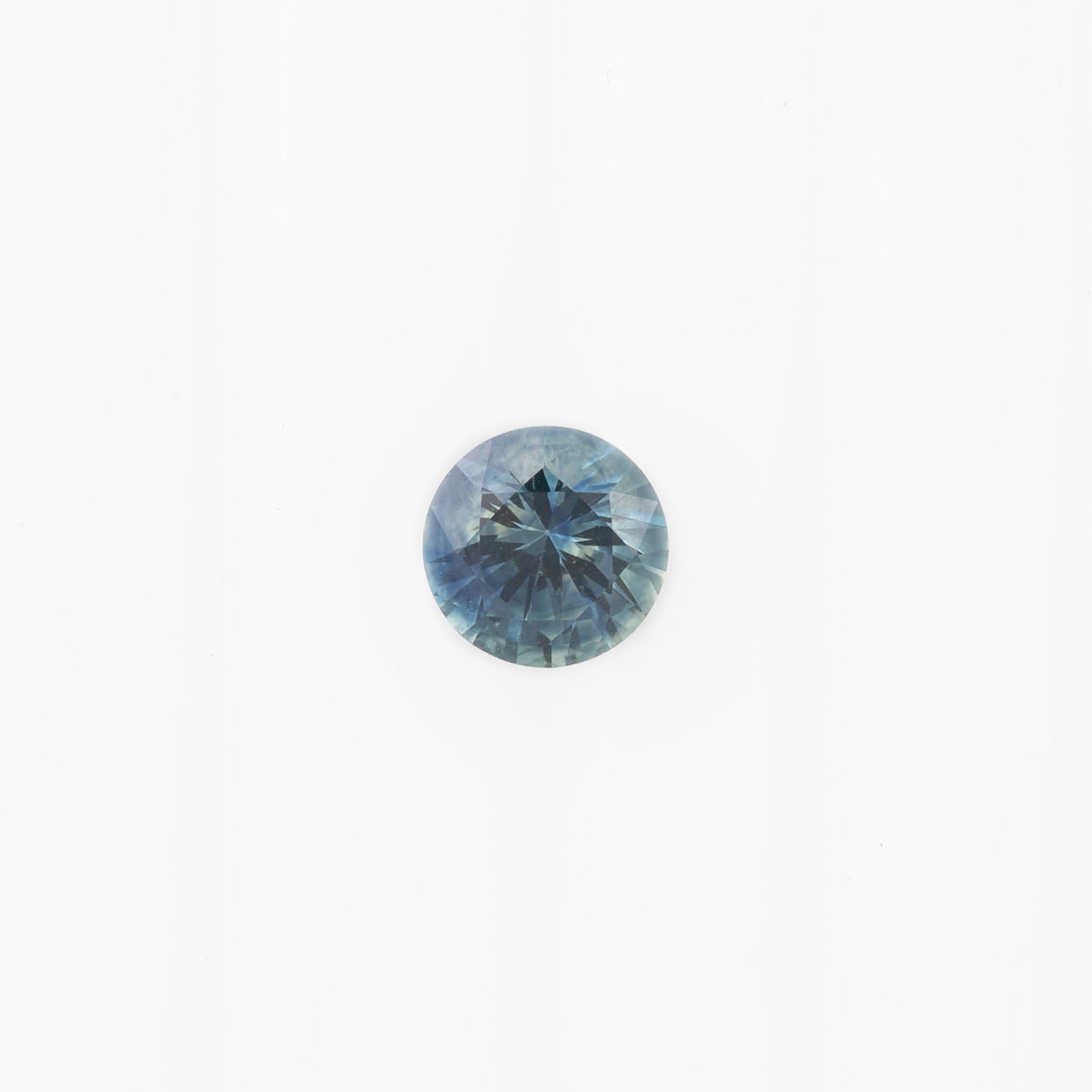 0.73ct Round Blue Montana Sapphire