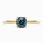 【一点物】サラリング ・0.81ct・加熱モンタナ産ティールブルーサファイア・K14YG