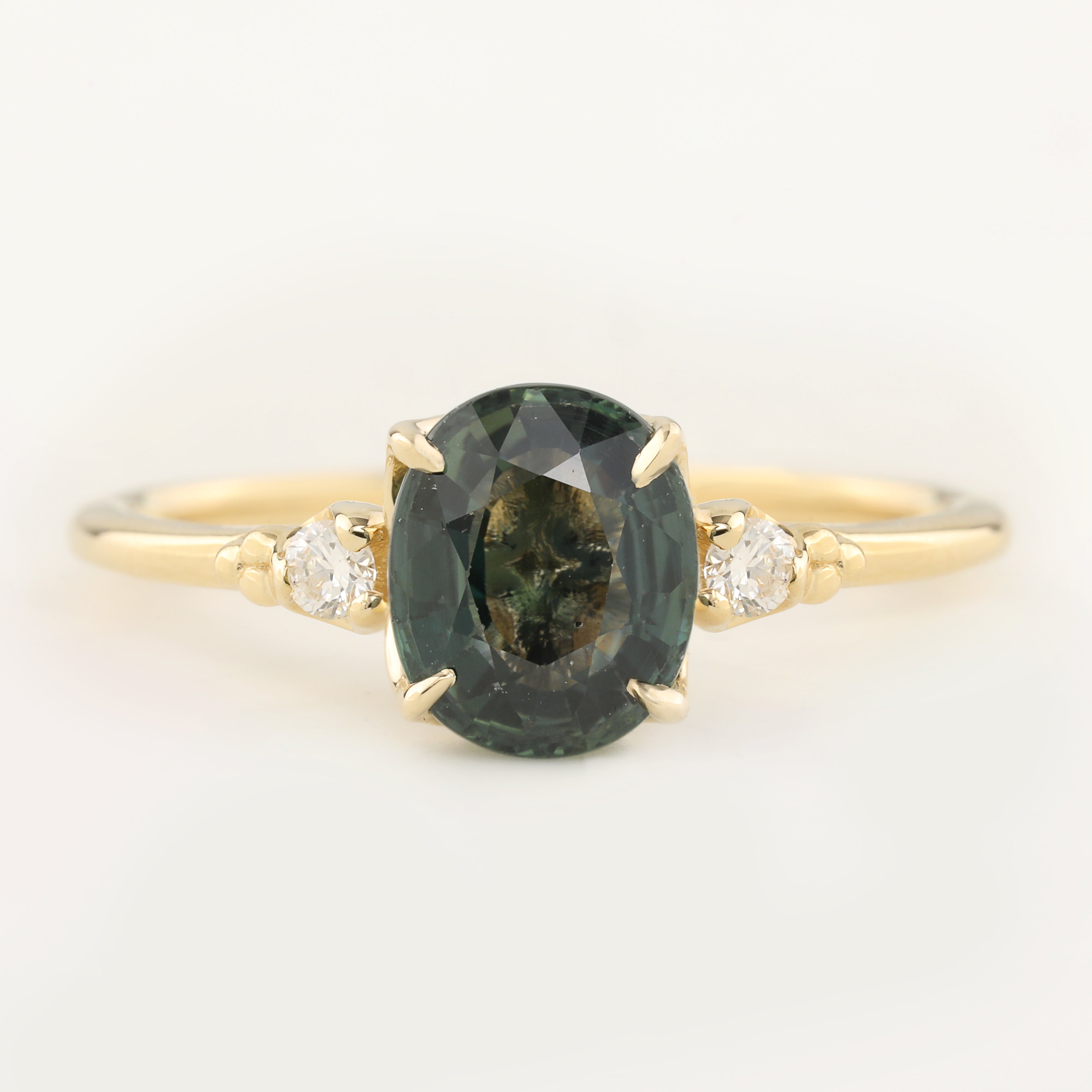 Estel Ring - 1.93ct Green Sapphire (One of a kind)