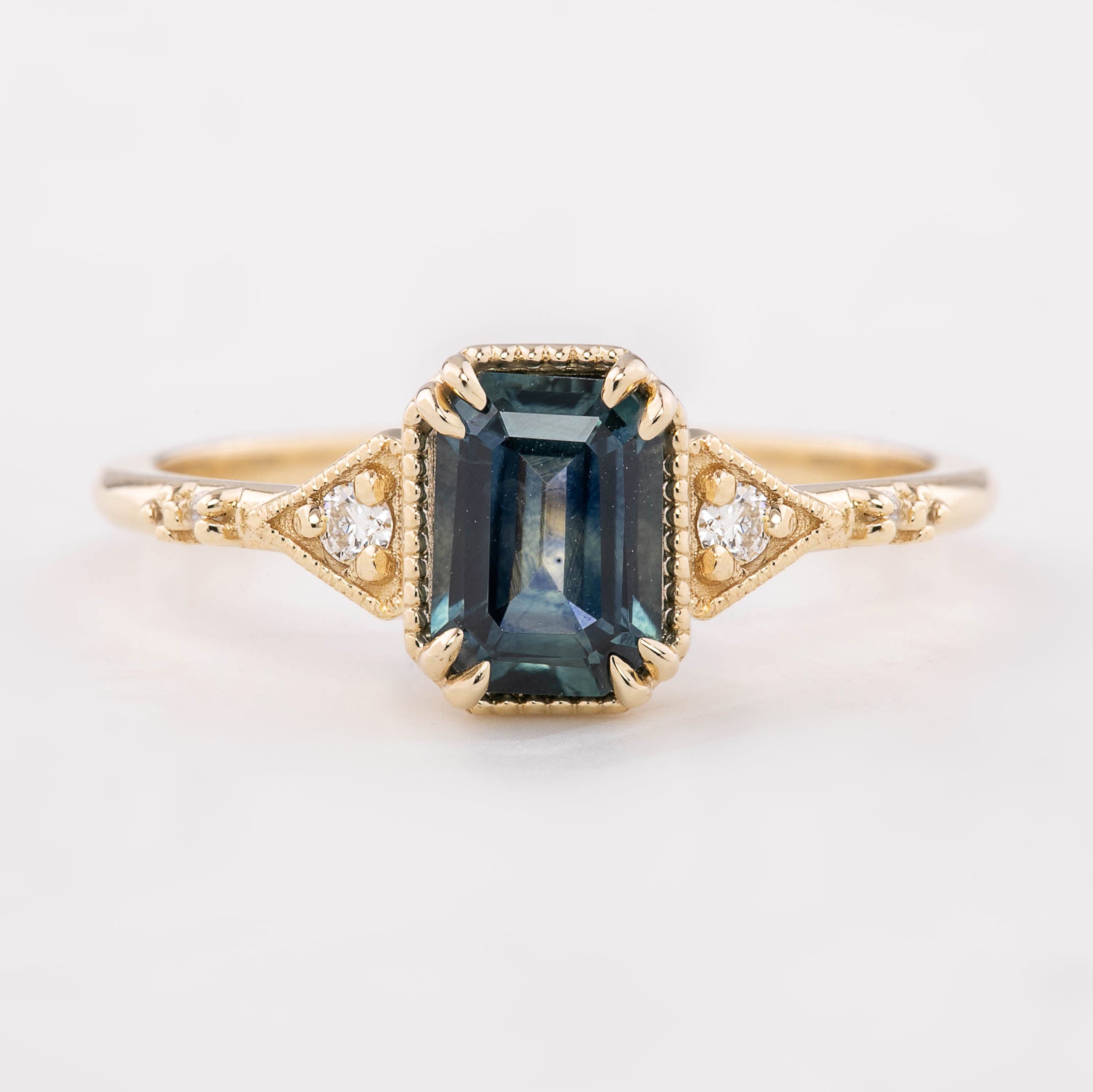 Agatha Ring - 1.23ct Montana Sapphire (One of a kind)
