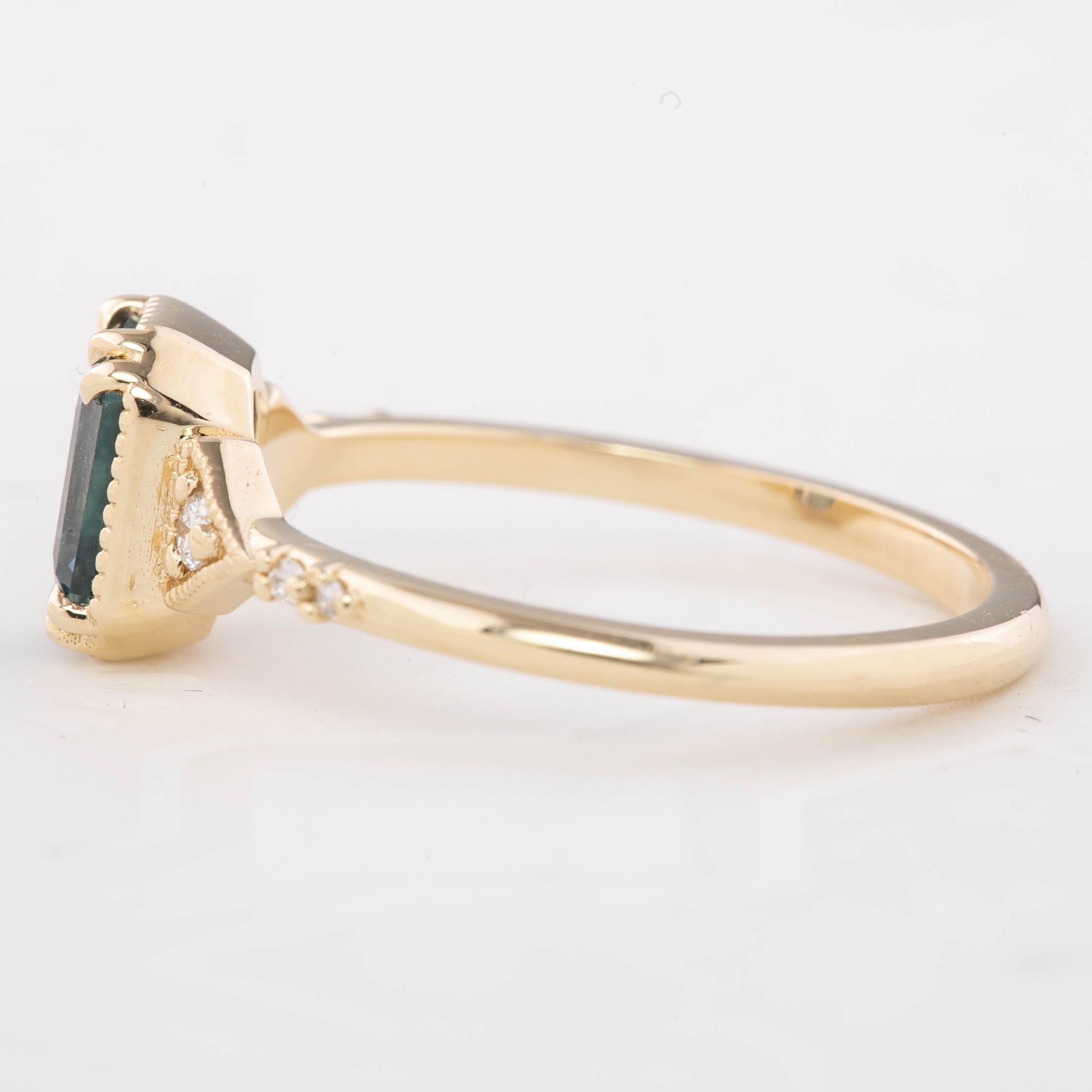 Agatha Ring - 1.23ct Montana Sapphire (One of a kind)