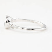 【一点物】セレステリング ・0.80ct・モンタナ産グリーンサファイア・K14WG
