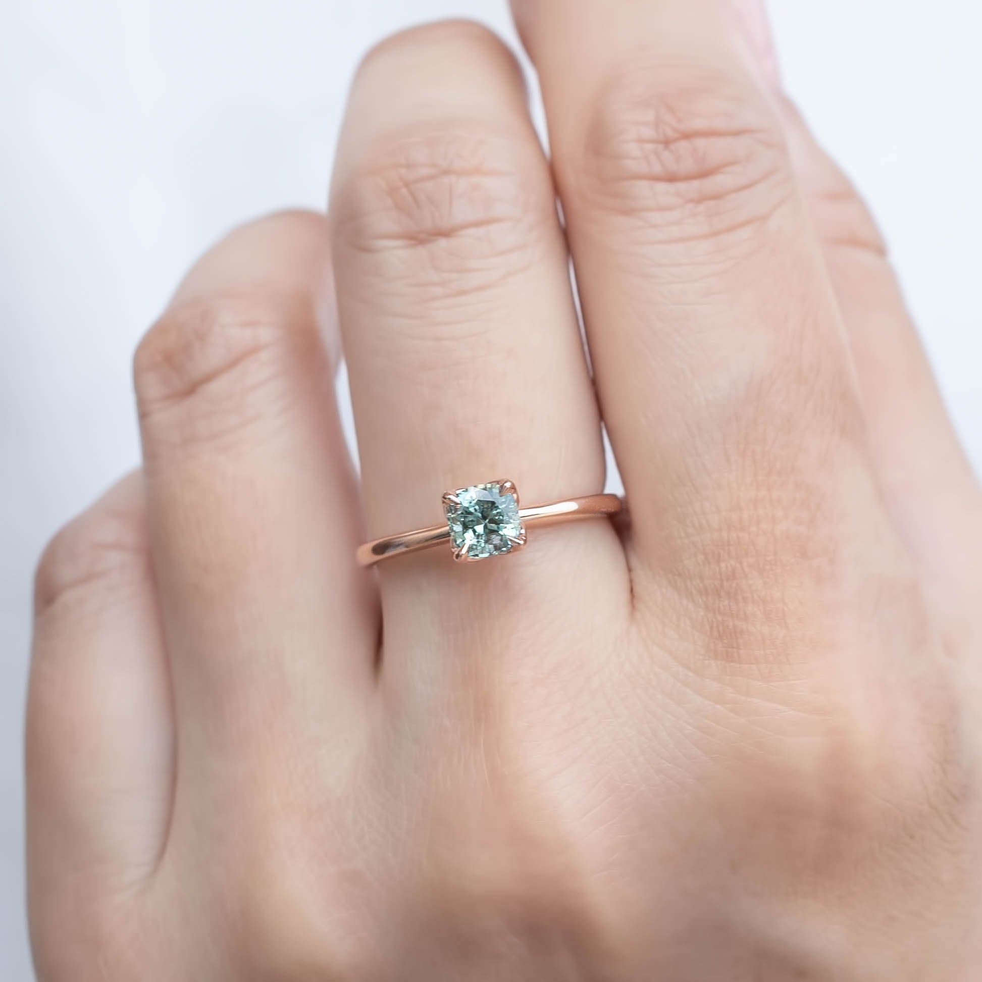Sara Ring, 0.71ct Montana Sapphire