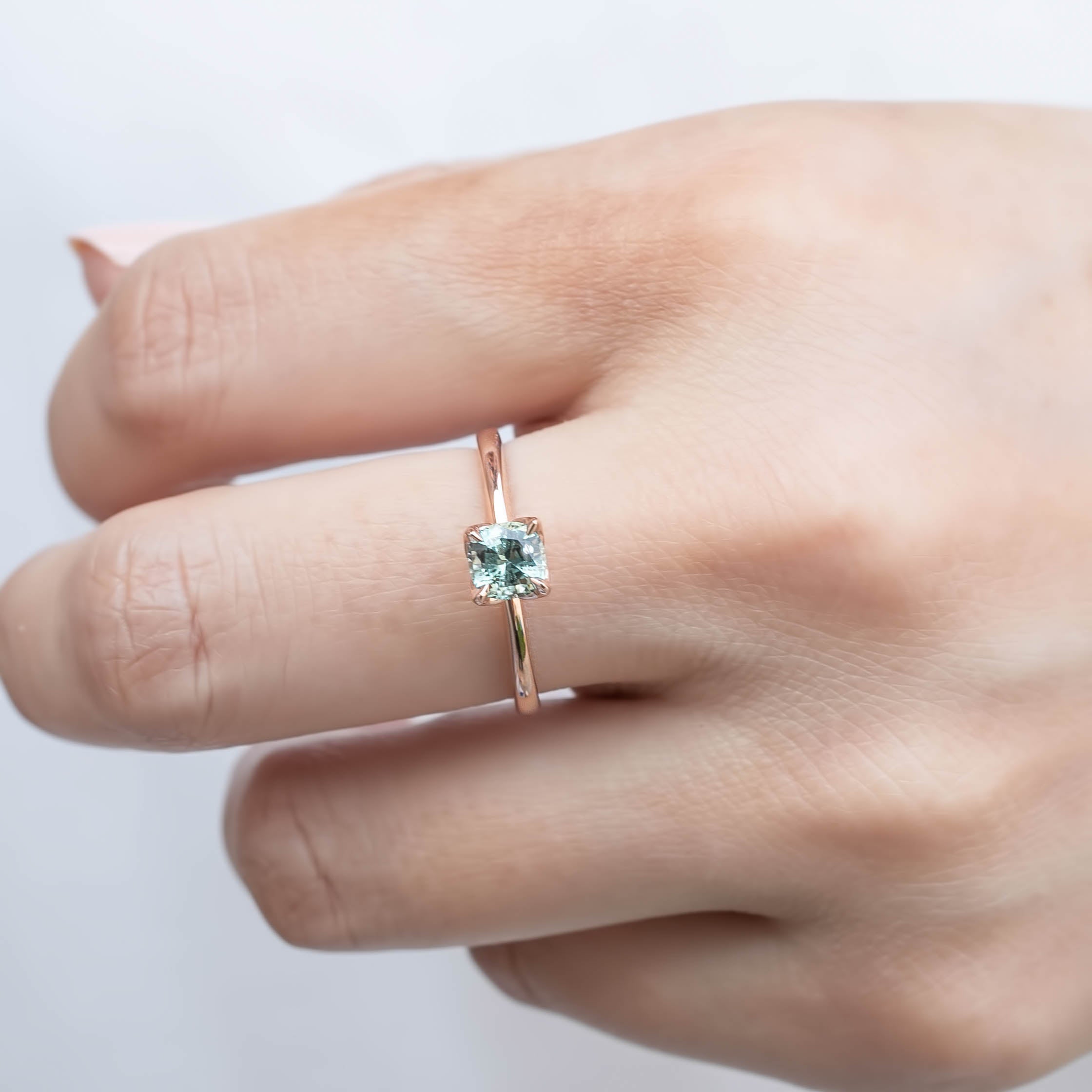 Sara Ring, 0.71ct Montana Sapphire