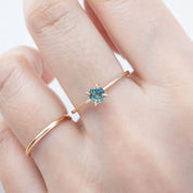 Sara Ring, 0.45ct Unheated Madagascar Sapphire of your choice
