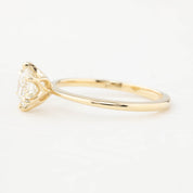 フローリンリング　オールドマインカットダイヤモンド　1.15ct　GIA鑑定書付き
