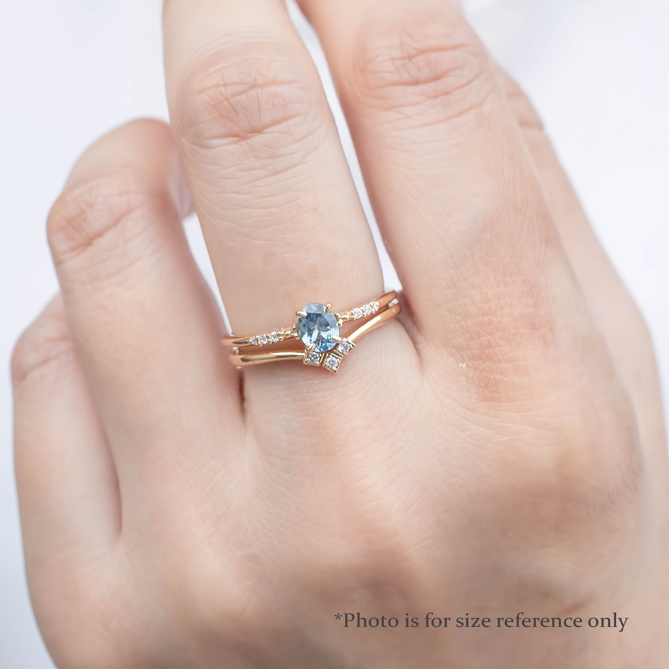 Eloise Ring, 0.45ct Montana Sapphire