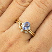 Lena Ring - 0.94ct Ceylon Blue Sapphire (One of a kind)