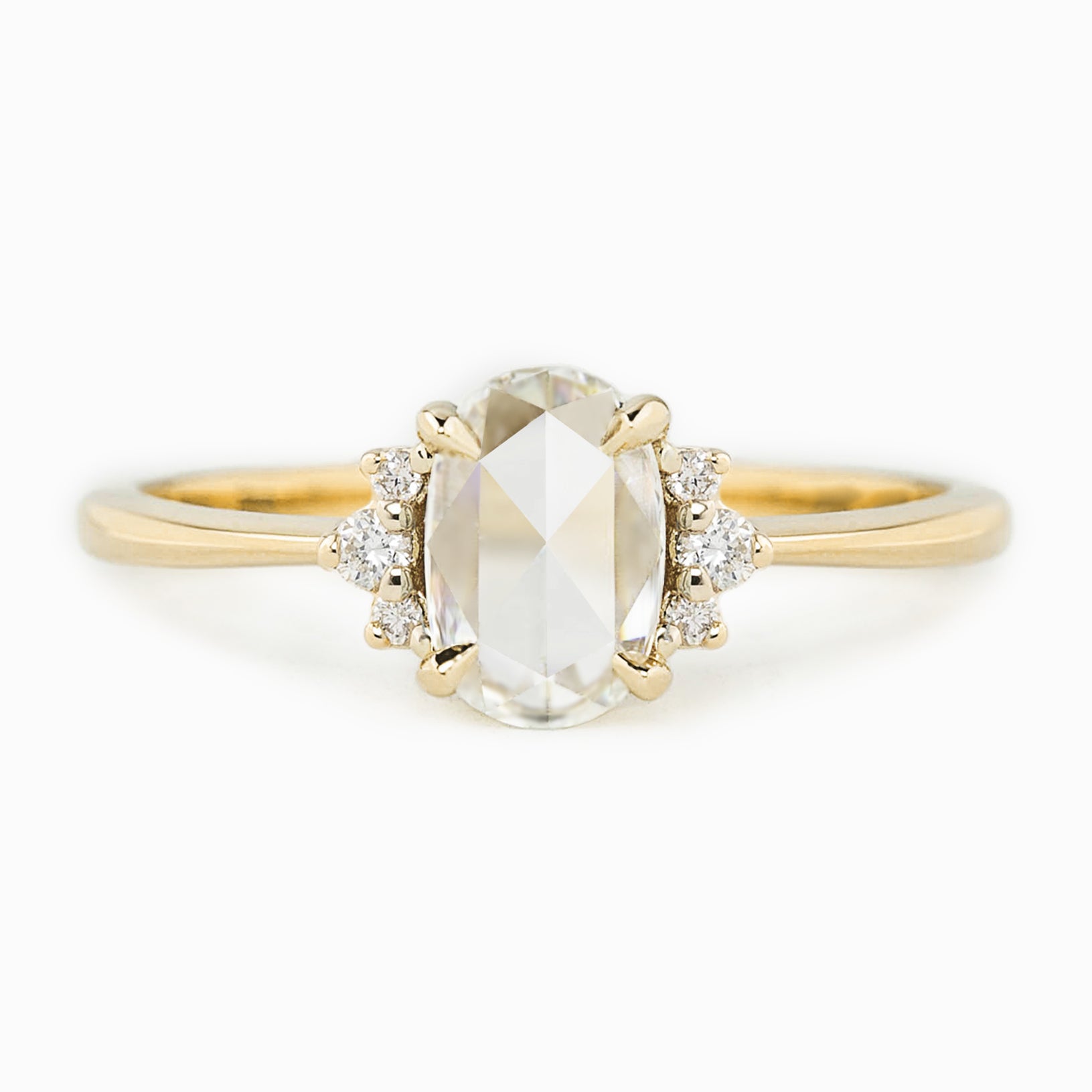 1 Carat Rose Cut Engagement Ring | Engagement Ring | Nir Oliva