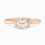 Lena Ring, Round Rose Cut Diamond
