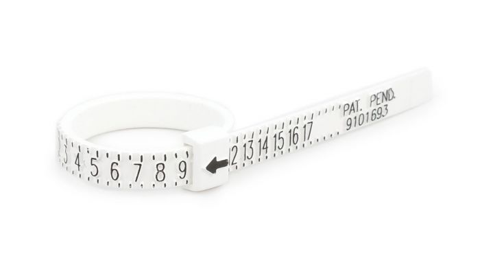 Finger Sizer Measuring Tool Finger Size Gauge Measure Tool 1-17 Rings