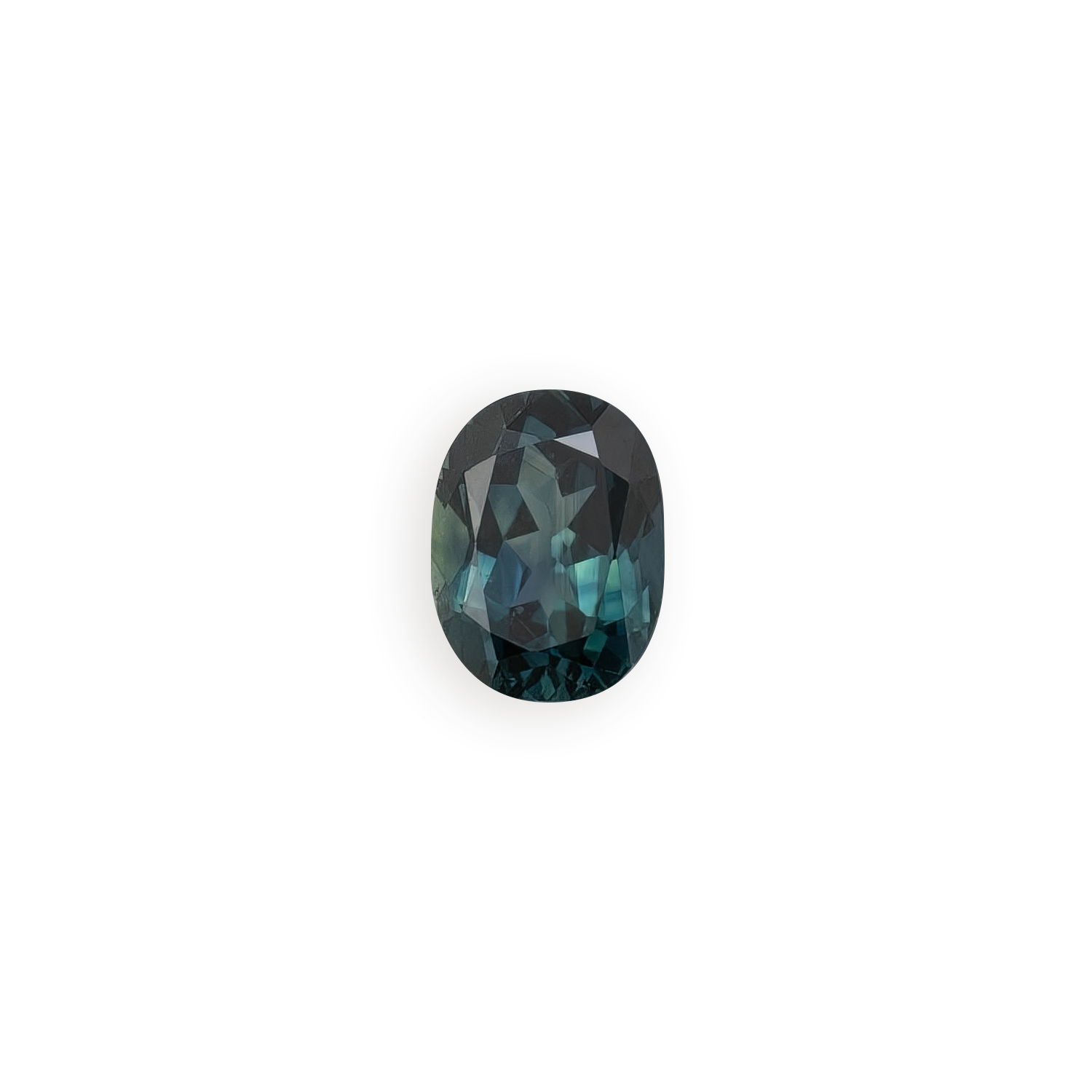 1.14ct Oval Cut Bluegreen Queensland Sapphire