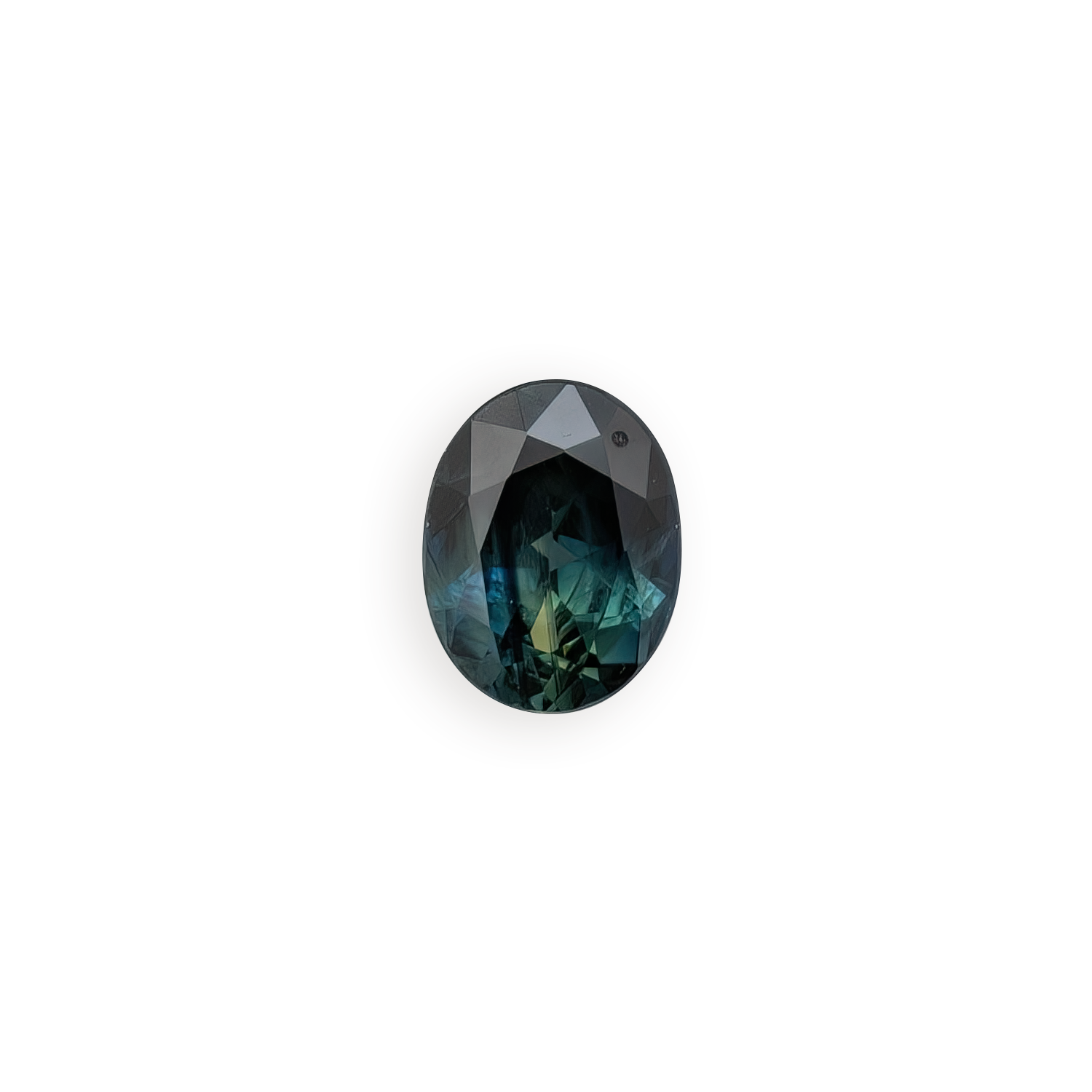 1.07ct Oval Cut Bluegreen Queensland Sapphire