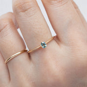 Alice Ring, 0.20ct Unheated Sapphire of your choice