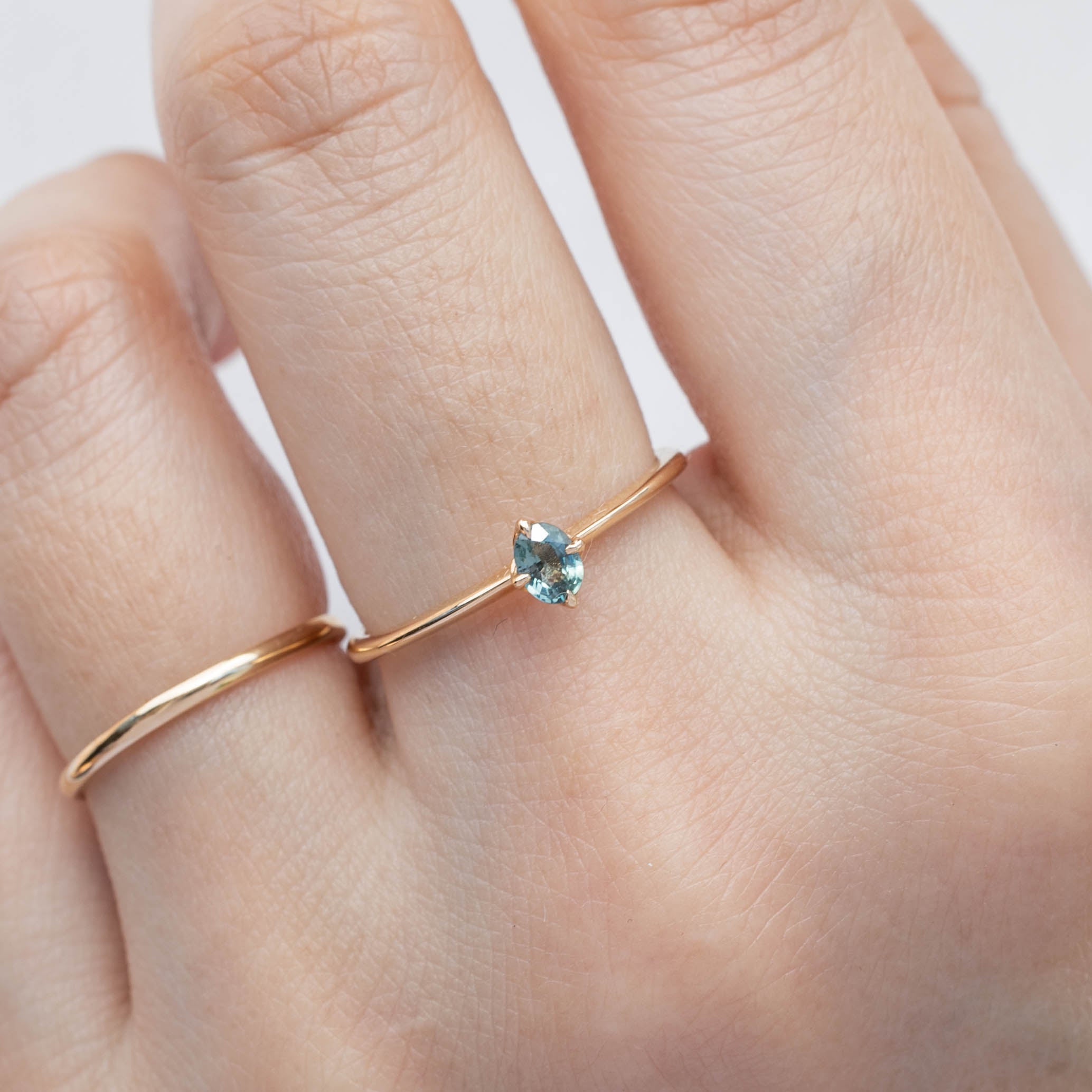 Alice Ring, 0.20ct Unheated Sapphire of your choice