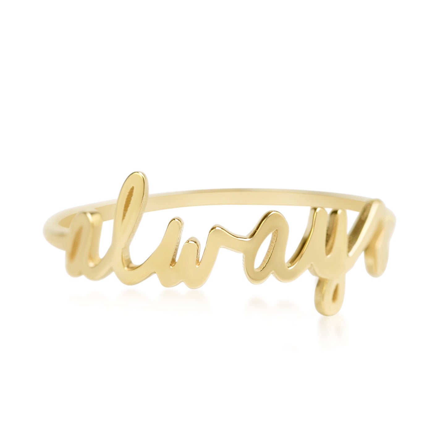 Solid Gold Always Ring